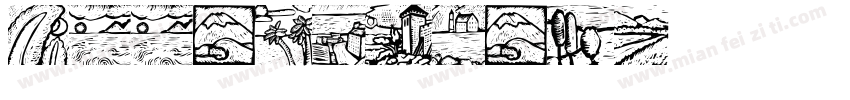 Al landscape字体转换